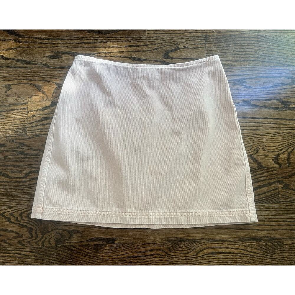 BDG urban outfitters A-line denim mini skirt women’s Sz. S light pink